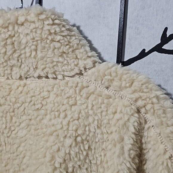 Patagonia Retro-X Cream Sherpa Jacket Coat Size XL New - Picture 8 of 9